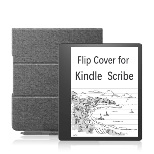 Schutzhülle für Kindle Scribe 2022 & 2024, PU-Leder, mit automatischer Schlaf-/Wachfunktion, Grau Schutzhülle für Kindle Scribe 2022 & 2024, PU-Leder, mit automatischer Schlaf-/Wachfunktion, Grau von Andy Case1