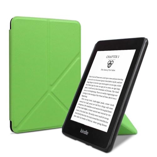 Schutzhülle für Kindle der 10. Generation (Modell 2019, Modell: J9G29R), schlankes PU-Leder, Smart-Cover mit klappbarem Ständer und automatischer Schlaf-/Wachfunktion, Grün von Andy Case1
