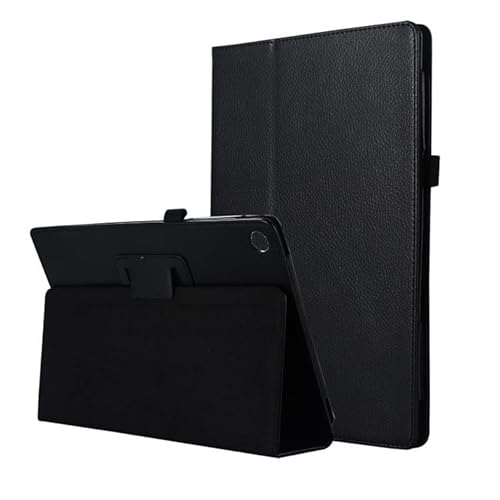 Schutzhülle für Lenovo Tab M10 HD (2. Generation) TB-X306F/TB-X306X, leichtes Folio, PU-Leder, Klappständer, Schutzhülle für Lenovo Tablet M10 HD 10,1 Zoll Display 2020 (schwarz) von Andy Case1