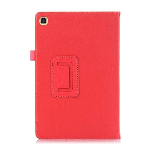 Schutzhülle für Samsung Galaxy Tab A 10,1 Zoll 2019 Modell SM-T510 T515 T517, PU-Leder, Ständer, Folio, flexible Hülle für Galaxy Tab A 10,1 Zoll 2019 SM-T510 (rot) von Andy Case1