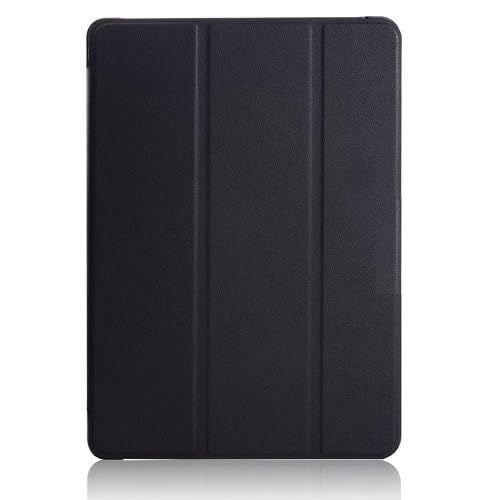 Schutzhülle für Samsung Galaxy Tab A 9,7 Zoll (24,6 cm), dreifach gefaltet, schlanke Leder-Schutzhülle für Samsung Tab A 9,7 Zoll Tablets SM-T550/T555, SM-P550/P555, Schwarz von Andy Case1