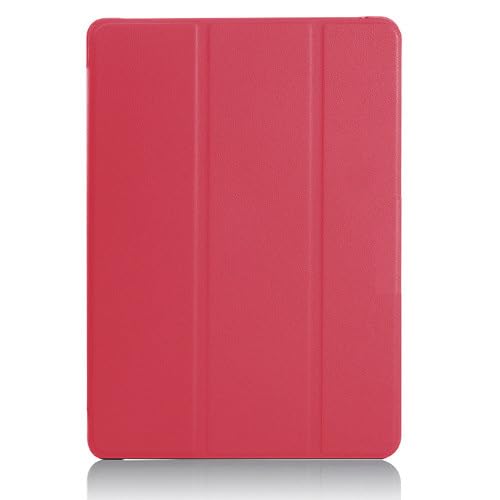 Schutzhülle für Samsung Galaxy Tab A 9,7 Zoll (24,6 cm), dreifach gefaltet, schlanke Leder-Schutzhülle für Samsung Tab A 9,7 Zoll Tablets SM-T550/T555, SM-P550/P555 (rot) von Andy Case1