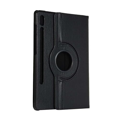 Schutzhülle für Samsung Galaxy Tab S7 2020, 27,9 cm (11 Zoll), 360 Grad drehbar, dünn, PU-Leder, Folio-Ständer, Schutzhülle, Tablethülle, Samsung Tab SM-T870/T875/X878, Schwarz von Andy Case1