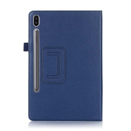 Schutzhülle für Samsung Galaxy Tab S7 27,9 cm (11 Zoll), mit S-Stifthalter, Modell 2020 (SM-X700/X706/T870/T875/T876), Echtleder, Blau von Andy Case1