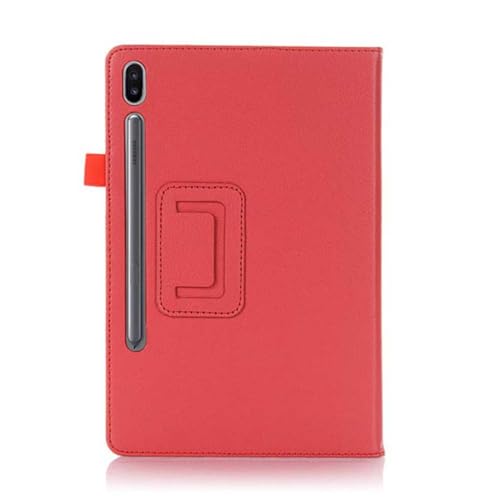 Schutzhülle für Samsung Galaxy Tab S7 27,9 cm (11 Zoll), mit S-Stifthalter, Modell 2020 (SM-X700/X706/T870/T875/T876), Echtleder, Rot von Andy Case1