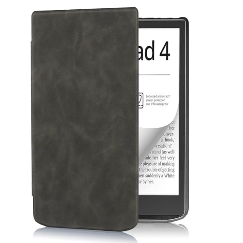 Smart Case kompatibel mit Vivlio Inkpad 4 Tablet-Hülle, vollständige Abdeckung, ultradünn, Lederhülle, mit klappbarer Hülle, robust (schwarz) von Andy Case1