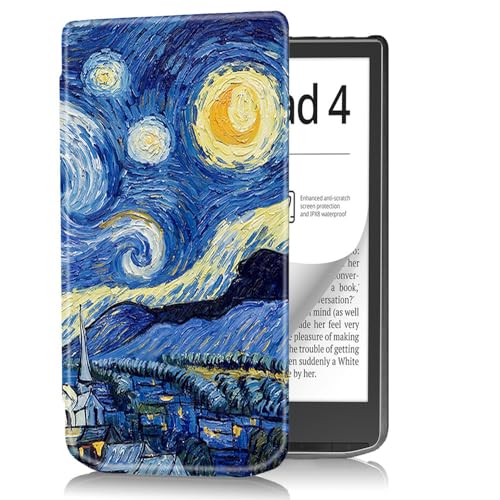 Smart-Schutzhülle, kompatibel mit Vivlio Inkpad 4, vollständige Abdeckung, ultradünn, Leder, mit klappbarer Hülle, robust (XK) von Andy Case1