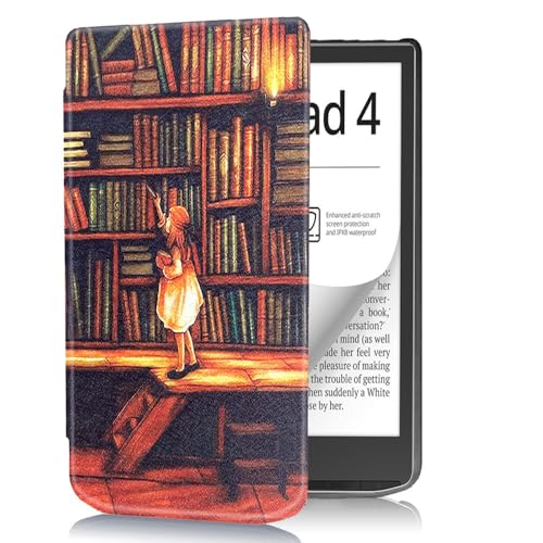 Smart-Schutzhülle kompatibel mit Vivlio Inkpad 4 Tablet, vollständige Abdeckung, ultradünn, Leder, mit klappbarer Hülle, robust (TSG NH) von Andy Case1