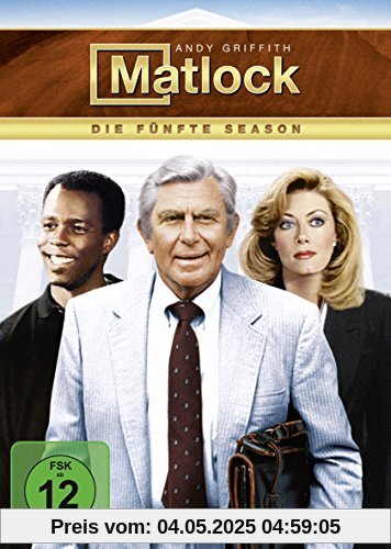Matlock - Die fünfte Season [6 DVDs] von Andy Griffith