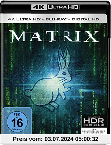 Matrix (4K Ultra HD) (+ 2D-Blu-ray remastered) (+ Bonus-Blu-ray) von Andy Wachowski