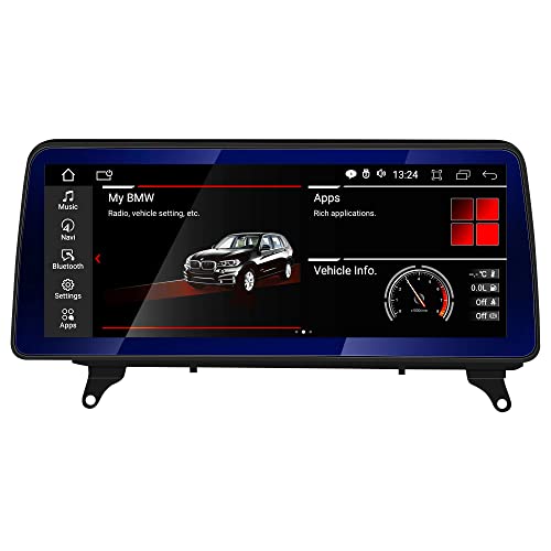 AneQu 12,3 Zoll Carplay Display Für BMW E70 X5 Für BMW X6 E71 2007-2010 CCC System 8-Core 32GB ROM Con iDrive Mantenuto Blu-ray Con (CCC System) AndroidAuto/NAVI/GPS/WiFi/BT/Radio/FM/USB/DAB von AneQu