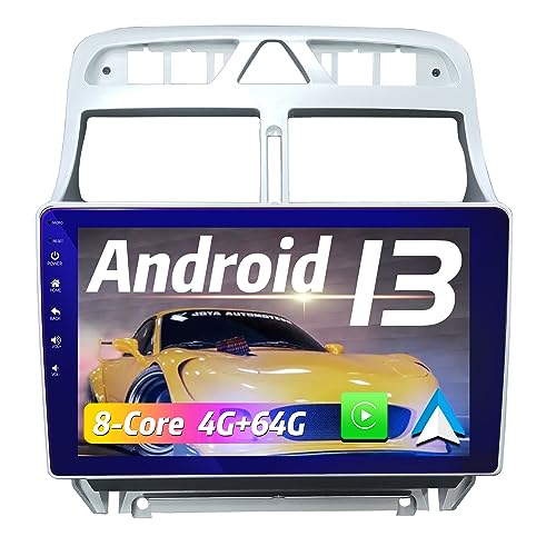 für Peugeot 307 307CC 307SW Car Stereo Autoradio Carplay AndroidAuto, Android 13 GPS Navigation Car Stereo für Peugeot 307 (2002-2013) 9" Touchscreen Blu-Ray, Android 13 8-Core 64 Go ROM/LET/DAB/WiFi von AneQu