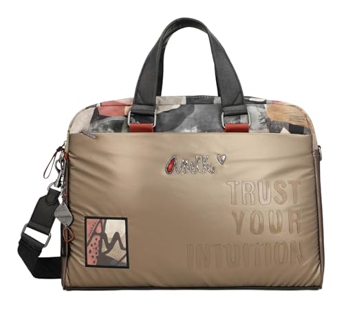 Anekke | Dokumententasche für Damen, Kollektion Imaginary | Laptoptasche bis 14 Zoll (35,6 cm), 80 % recyceltes Material | 42 x 30 x 9 cm | Mehrfarbig, mehrfarbig, 42 x 30 x 9 cm von Anekke