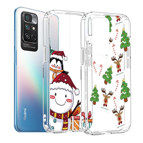 2 Stück Handyhülle kompatibel mit Xiaomi Redmi Note 11 4G/Note 11S Hülle Silikon mit Weihnachtselemente, MoEvn Weiche Transparent Stoßfeste Christmas Case Kratzfeste Schutzhülle, Elch + Schneemann 2 Stück Handyhülle kompatibel mit Xiaomi Redmi Note 11 4G/Note 11S Hülle Silikon mit Weihnachtselemente, MoEvn Weiche Transparent Stoßfeste Christmas Case Kratzfeste Schutzhülle, Elch + Schneemann von Anfire