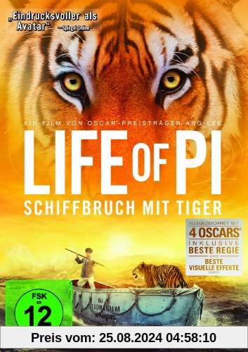 Life of Pi - Schiffbruch mit Tiger von Ang Lee