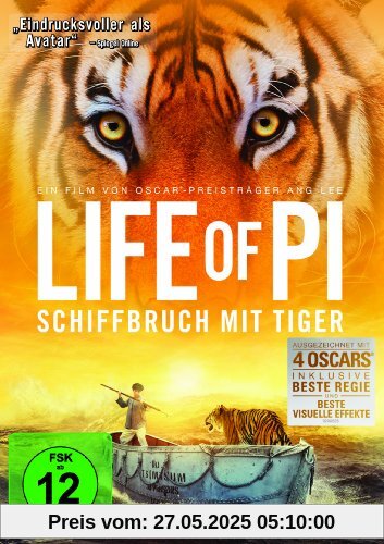 Life of Pi - Schiffbruch mit Tiger von Ang Lee