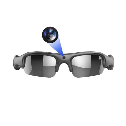 AngLink 4K Action-Cam mit WiFi & 120° Weitwinkel – Brille mit Kamera, Polarisierte Linsen, 100 Min. Akkulaufzeit, DV Modus, Ideal für Sport & Abenteuer von AngLink