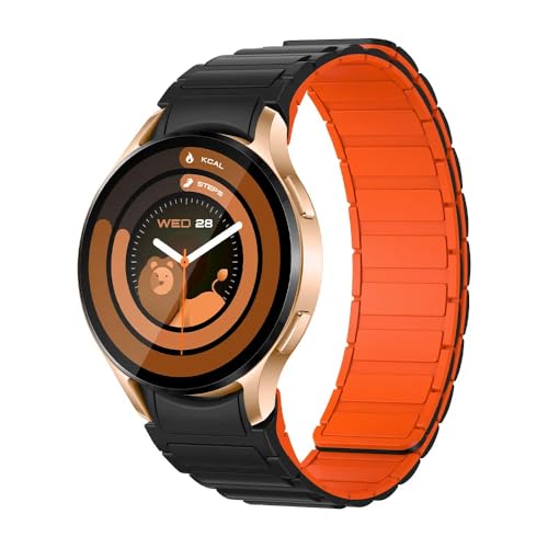 AngLink Stahl Gear stahlgear Zeus - Smartwatch- mit 1,43" Display – Fitnessuhr mit Herzfrequenz, Schrittzähler, Anrufanzeige & IP68 Wasserschutz – Für Android & iOS (Gold-C) von AngLink