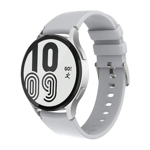 AngLink Stahl Gear stahlgear Zeus - Smartwatch- mit 1,43" Display – Fitnessuhr mit Herzfrequenz, Schrittzähler, Anrufanzeige & IP68 Wasserschutz – Für Android & iOS (Grau) von AngLink