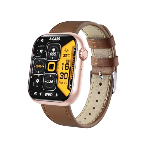 AngLink Zelara Smartwatch 2024 – Fitnessuhr mit Vitaldatenanzeige, Herzfrequenz- & Schlafüberwachung, Aktivitätstracker, Wasserdicht, kompatibel mit Android & iOS (Rosa-C) von AngLink