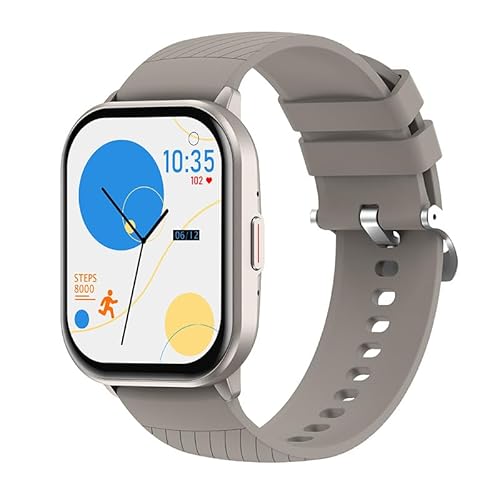 bergxperten Fitpro Ultra Gesundheits - Smartwatch für Damen und Herren, Fitnessuhr mit Pulsmesser, Schlaf- und Aktivitätstracker, wasserdichte Sportuhr kompatibel mit Android und iOS (Grau) von AngLink