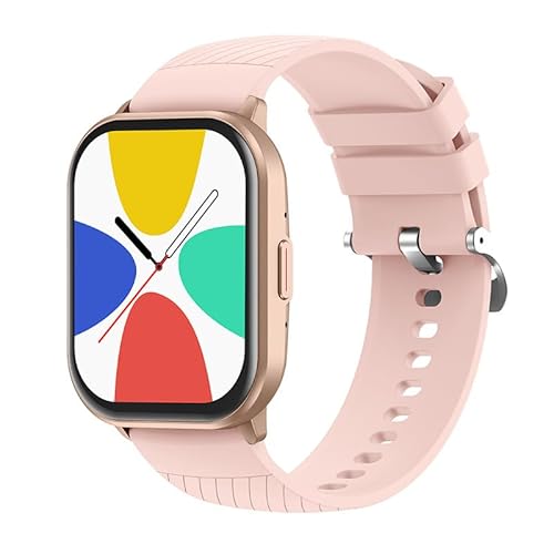 bergxperten Fitpro Ultra Gesundheits - Smartwatch für Damen und Herren, Fitnessuhr mit Pulsmesser, Schlaf- und Aktivitätstracker, wasserdichte Sportuhr kompatibel mit Android und iOS (Rosa) von AngLink