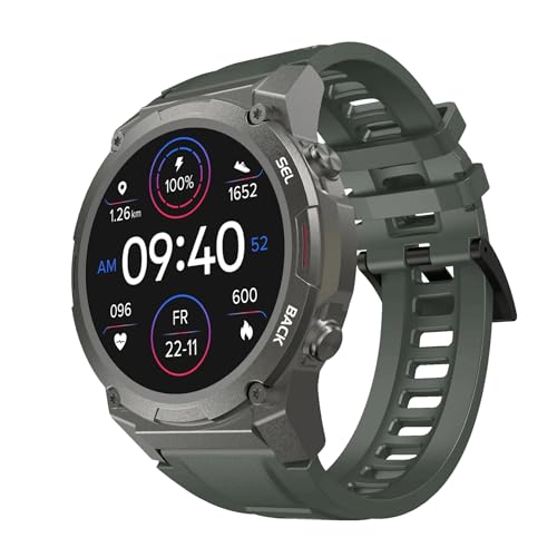 gardpro Gard Pro Ultra 2+Intelligente Smartwatch，Fitness Tracker mit Herzfrequenzmessung, Kalender, Kamera-Steuerung, Schrittzähler, Schlafanalyse, kompatibel mit Android & iOS (Grün) von AngLink