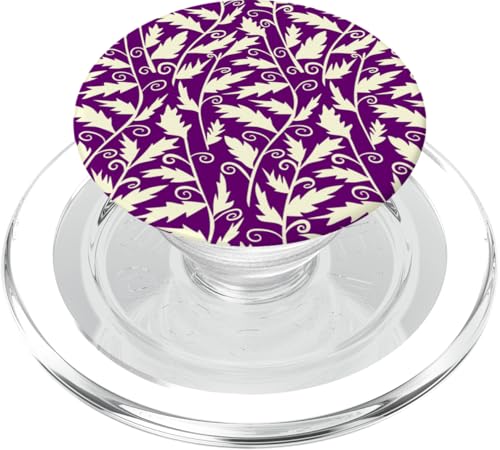 Fantasy Fern Botanisches Blätter-Design, Bordeaux und Creme PopSockets PopGrip für MagSafe Fantasy Fern Botanisches Blätter-Design, Bordeaux und Creme PopSockets PopGrip für MagSafe von Angela Dow Designs