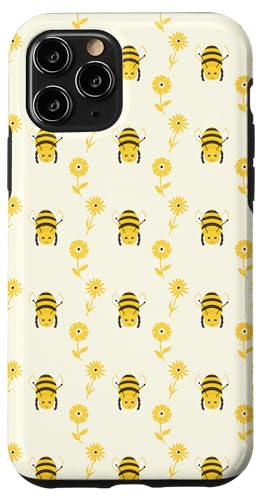 Honigbienen und Blumen, niedliches Bienen-Design für Kinder Hülle für iPhone 11 Pro Honigbienen und Blumen, niedliches Bienen-Design für Kinder Hülle für iPhone 11 Pro von Angela Dow Designs