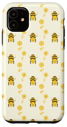 Honigbienen und Blumen, niedliches Bienen-Design für Kinder Hülle für iPhone 11 Honigbienen und Blumen, niedliches Bienen-Design für Kinder Hülle für iPhone 11 von Angela Dow Designs