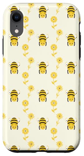 Honigbienen und Blumen, niedliches Bienen-Design für Kinder Hülle für iPhone XR Honigbienen und Blumen, niedliches Bienen-Design für Kinder Hülle für iPhone XR von Angela Dow Designs