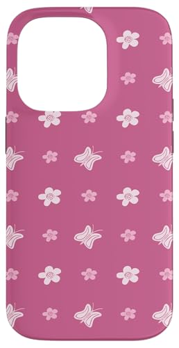 Rosa Blumen und Schmetterlinge, niedliches Design für Teenager-Mädchen Hülle für iPhone 14 Pro Rosa Blumen und Schmetterlinge, niedliches Design für Teenager-Mädchen Hülle für iPhone 14 Pro von Angela Dow Designs