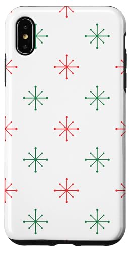 Schlichte moderne Sterne aus der Mitte des Jahrhunderts, Schneeflocken, Weihnachtsdesign Hülle für iPhone XS Max Schlichte moderne Sterne aus der Mitte des Jahrhunderts, Schneeflocken, Weihnachtsdesign Hülle für iPhone XS Max von Angela Dow Designs