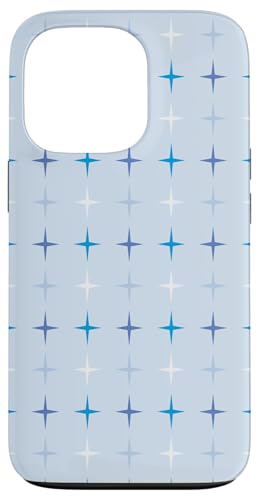 Weihnachten in der Mitte des Jahrhunderts, Weihnachtsdesign mit blauen Sternen Hülle für iPhone 13 Pro Weihnachten in der Mitte des Jahrhunderts, Weihnachtsdesign mit blauen Sternen Hülle für iPhone 13 Pro von Angela Dow Designs