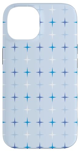 Weihnachten in der Mitte des Jahrhunderts, Weihnachtsdesign mit blauen Sternen Hülle für iPhone 14 Weihnachten in der Mitte des Jahrhunderts, Weihnachtsdesign mit blauen Sternen Hülle für iPhone 14 von Angela Dow Designs