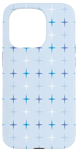 Weihnachten in der Mitte des Jahrhunderts, Weihnachtsdesign mit blauen Sternen Hülle für iPhone 15 Pro Weihnachten in der Mitte des Jahrhunderts, Weihnachtsdesign mit blauen Sternen Hülle für iPhone 15 Pro von Angela Dow Designs