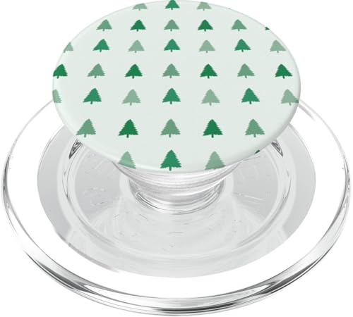 Weihnachtsbaum-Muster, grüne Bäume, Winterurlaub-Design PopSockets PopGrip für MagSafe Weihnachtsbaum-Muster, grüne Bäume, Winterurlaub-Design PopSockets PopGrip für MagSafe von Angela Dow Designs