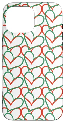 Weihnachtsherzen, rote und grüne Herzen, geometrische abstrakte Hülle für iPhone 16 Pro Max Weihnachtsherzen, rote und grüne Herzen, geometrische abstrakte Hülle für iPhone 16 Pro Max von Angela Dow Designs