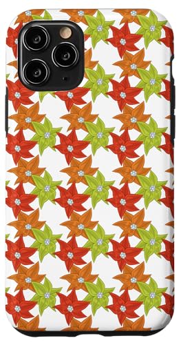 Weihnachtsstern mit Blumenmuster Hülle für iPhone 11 Pro Weihnachtsstern mit Blumenmuster Hülle für iPhone 11 Pro von Angela Dow Designs