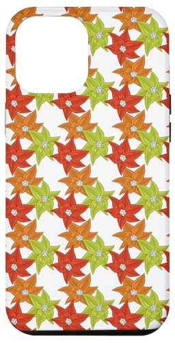 Weihnachtsstern mit Blumenmuster Hülle für iPhone 12 Pro Max Weihnachtsstern mit Blumenmuster Hülle für iPhone 12 Pro Max von Angela Dow Designs