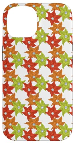 Weihnachtsstern mit Blumenmuster Hülle für iPhone 14 Weihnachtsstern mit Blumenmuster Hülle für iPhone 14 von Angela Dow Designs