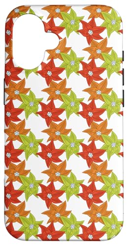 Weihnachtsstern mit Blumenmuster Hülle für iPhone 16 Weihnachtsstern mit Blumenmuster Hülle für iPhone 16 von Angela Dow Designs