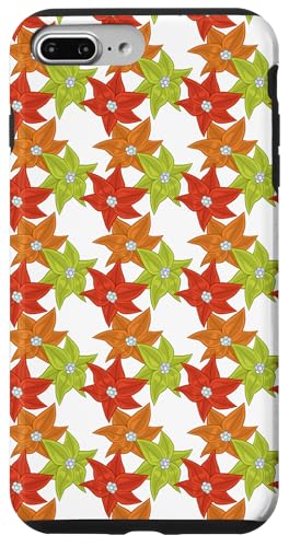 Weihnachtsstern mit Blumenmuster Hülle für iPhone 7 Plus/8 Plus Weihnachtsstern mit Blumenmuster Hülle für iPhone 7 Plus/8 Plus von Angela Dow Designs
