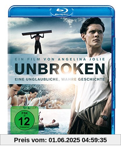 Unbroken  (inkl. Digital HD Ultraviolet) [Blu-ray] von Angelina Jolie
