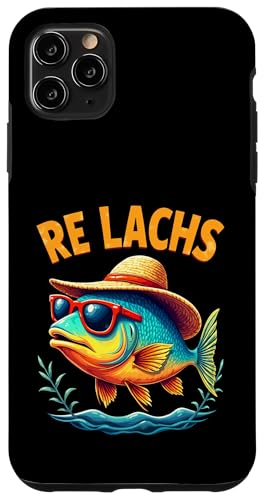 Re Lachs Angler Relax Wortspiel Fischer Fischen Lachs Fisch Hülle für iPhone 11 Pro Max Re Lachs Angler Relax Wortspiel Fischer Fischen Lachs Fisch Hülle für iPhone 11 Pro Max von Angeln Re Lachs Fischer Lustig Fischen Humor Angel