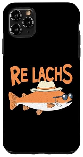 Re Lachs Angler Relax Wortspiel Fischer Fischen Lachs Fisch Hülle für iPhone 11 Pro Max Re Lachs Angler Relax Wortspiel Fischer Fischen Lachs Fisch Hülle für iPhone 11 Pro Max von Angeln Re Lachs Fischer Lustig Fischen Humor Angel