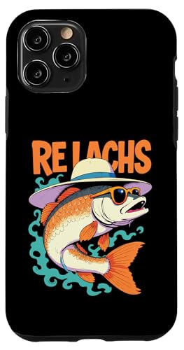 Re Lachs Angler Relax Wortspiel Fischer Fischen Lachs Fisch Hülle für iPhone 11 Pro Re Lachs Angler Relax Wortspiel Fischer Fischen Lachs Fisch Hülle für iPhone 11 Pro von Angeln Re Lachs Fischer Lustig Fischen Humor Angel