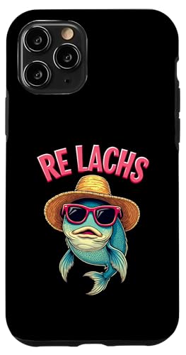 Re Lachs Angler Relax Wortspiel Fischer Fischen Lachs Fisch Hülle für iPhone 11 Pro Re Lachs Angler Relax Wortspiel Fischer Fischen Lachs Fisch Hülle für iPhone 11 Pro von Angeln Re Lachs Fischer Lustig Fischen Humor Angel