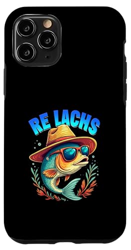 Re Lachs Angler Relax Wortspiel Fischer Fischen Lachs Fisch Hülle für iPhone 11 Pro von Angeln Re Lachs Fischer Lustig Fischen Humor Angel