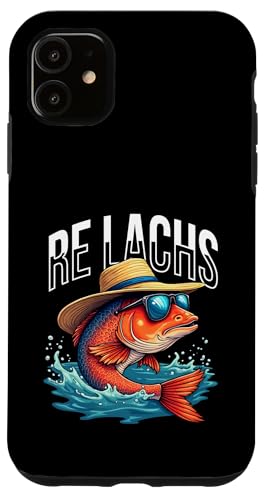Re Lachs Angler Relax Wortspiel Fischer Fischen Lachs Fisch Hülle für iPhone 11 Re Lachs Angler Relax Wortspiel Fischer Fischen Lachs Fisch Hülle für iPhone 11 von Angeln Re Lachs Fischer Lustig Fischen Humor Angel